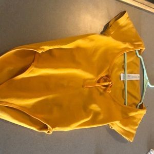 Yellow short sleeved bodysuit Forever 21